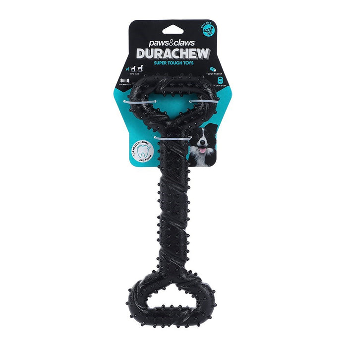 Paws & Claws DURA CHEW TPR TUGGER LARGE Set of 2