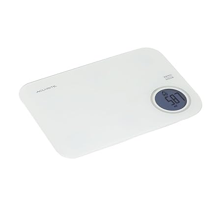 "STELLA" DIGITAL SCALE W/BACKLIGHT DISPLAY 1G/5KG WHITE