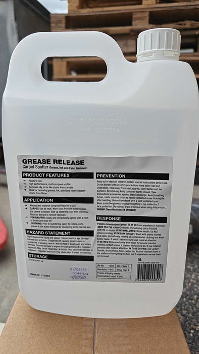 Oates CHRC-203015A Grease Release 5L, 203212 500ml