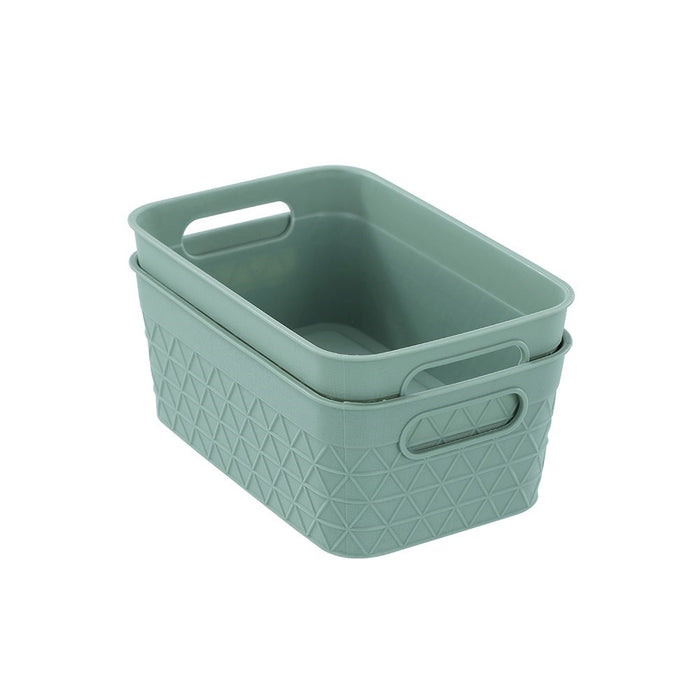 Boxsweden Trinity Basket 2Pk 16.5X10.5X6.5Cm