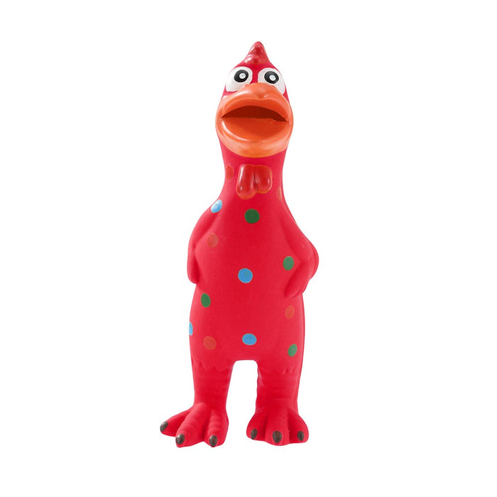 Paws & Claws SQUEAKY CHICKEN RUBBER LATEX PET TOY 24X10X7CM