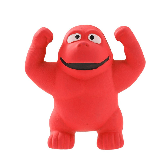 Paws & Claws SQUEAKY GORILLA RUBBER LATEX PET TOY 14X13X7CM