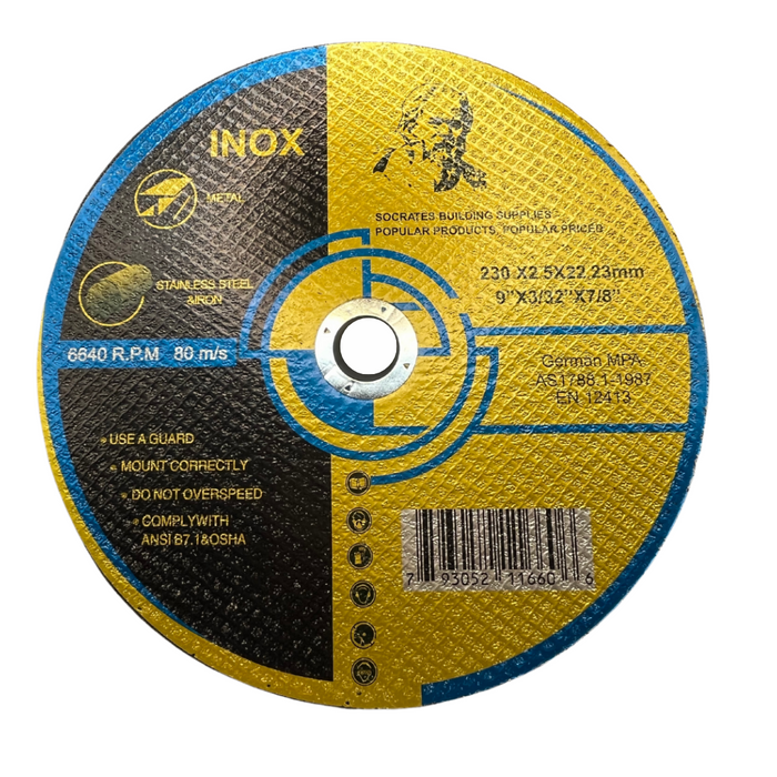 Cutting Wheel INOX Grinder Blades High Performance 100mm 125mm 115mm 125mm 180mm 230mm