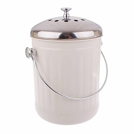 COMPOST BIN 4.5L WHITE