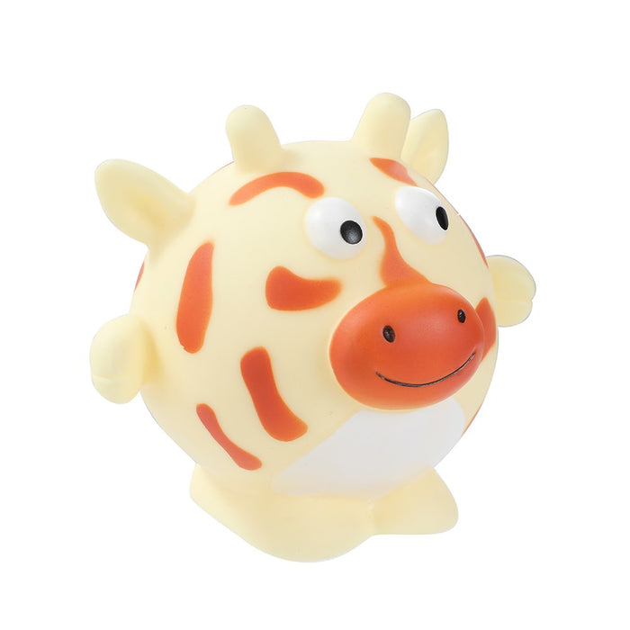 Paws & Claws VINYL ZOO ANIMALS SQUEAKY PET TOY 11X9CM