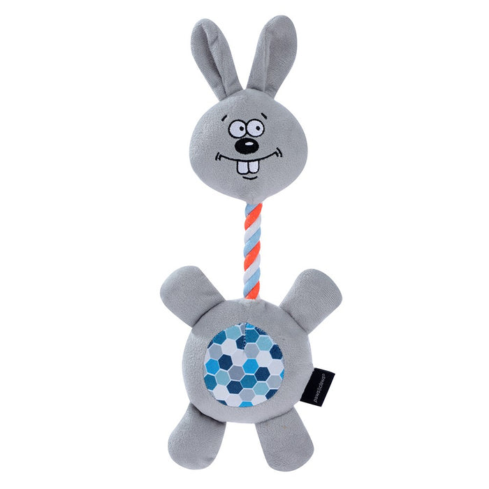 Paws & Claws PLUSH FARM ANIMALS W/ SQUEAKER PET TOY 31-35CM