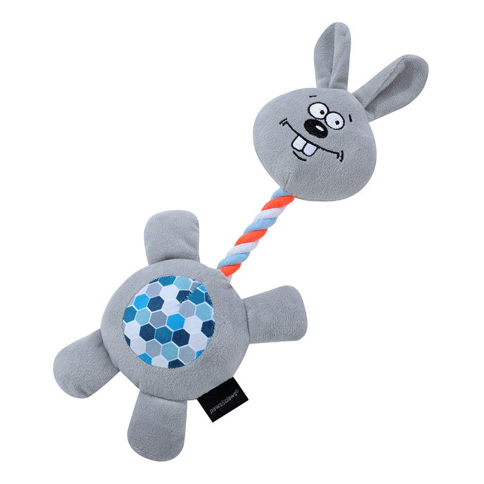 Paws & Claws PLUSH FARM ANIMALS W/ SQUEAKER PET TOY 31-35CM