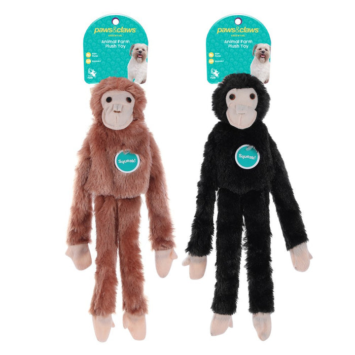 Paws & Claws ORANGUTAN PLUSH PET TOY 47CM