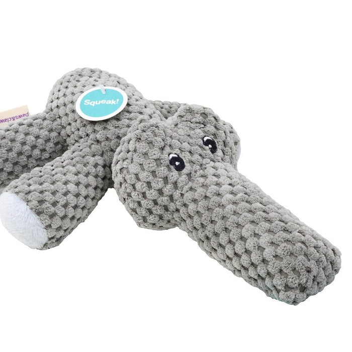 Paws & Claws PLUSH JUNGLE ANIMAL TOY W/ SQUEAKER 35X22CM