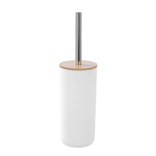 Boxsweden Toilet Brush With Holder Stainless Steel & Bamboo | Modern Bathroom Brush Australia