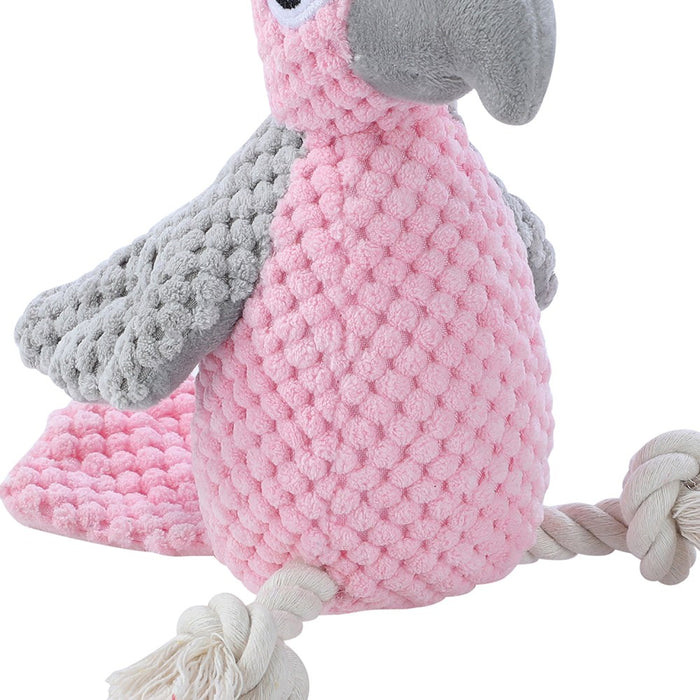 Paws & Claws COCKATOO PLUSH TOY PINK 30X8X10CM