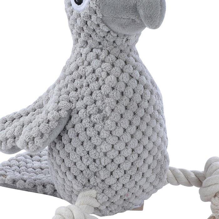 Paws & Claws COCKATOO PLUSH TOY GREY 30X8X10CM