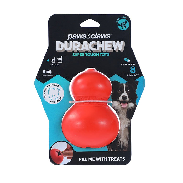 Paws & Claws DURA CHEW RUBBER GOURD COLS 11X8.2X8.2CM
