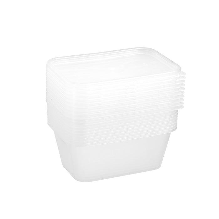 Lemon & Lime REUSABLE FOOD CONTAINER RECT 300ML 10PK