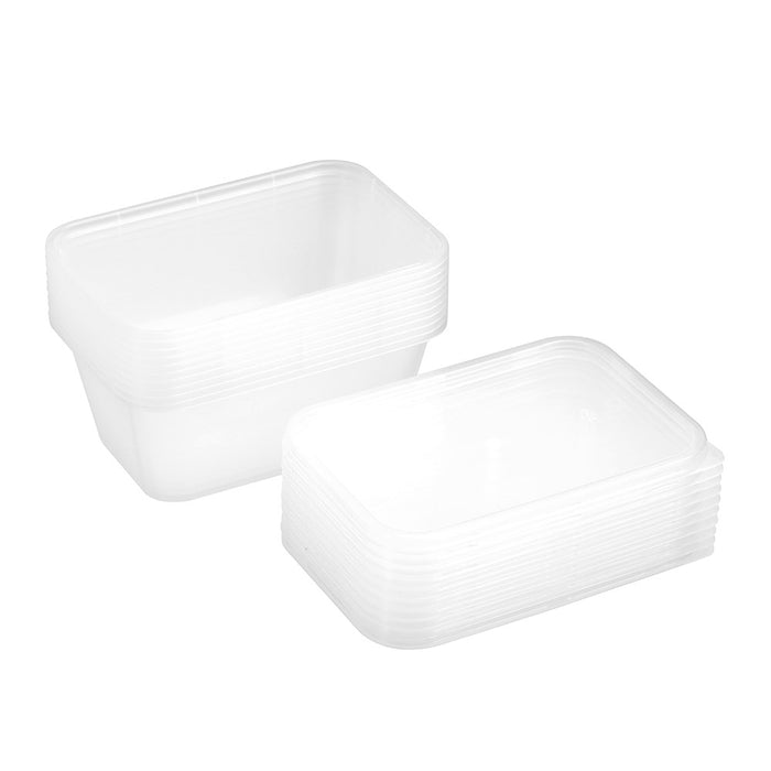 Lemon & Lime REUSABLE FOOD CONTAINER RECT 300ML 10PK