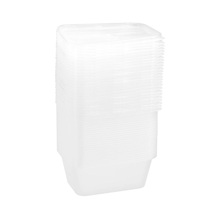 Lemon & Lime REUSABLE FOOD CONTAINER RECT 300ML VALUE 25PK