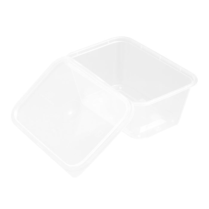 Lemon & Lime REUSABLE FOOD CONTAINER RECT 300ML VALUE 25PK