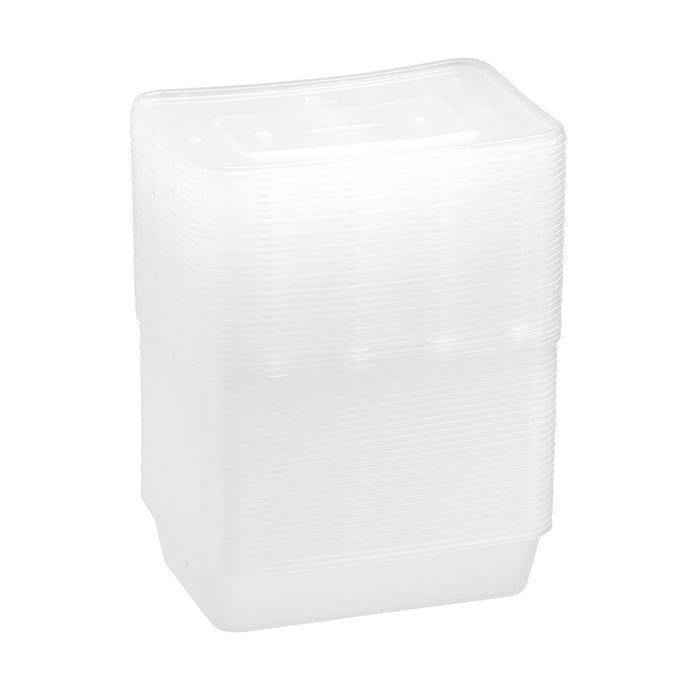 Lemon & Lime REUSABLE FOOD CONTAINER RECT 500ML VALUE 30PK