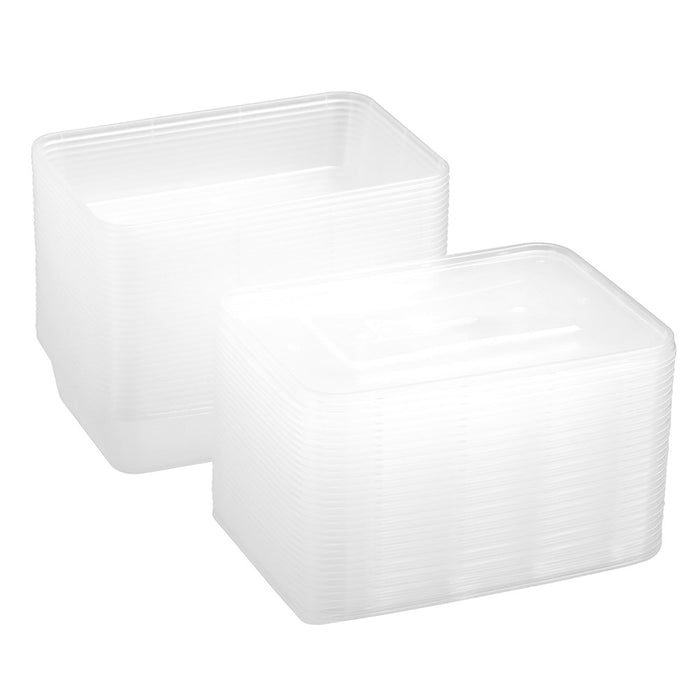 Lemon & Lime REUSABLE FOOD CONTAINER RECT 500ML VALUE 30PK