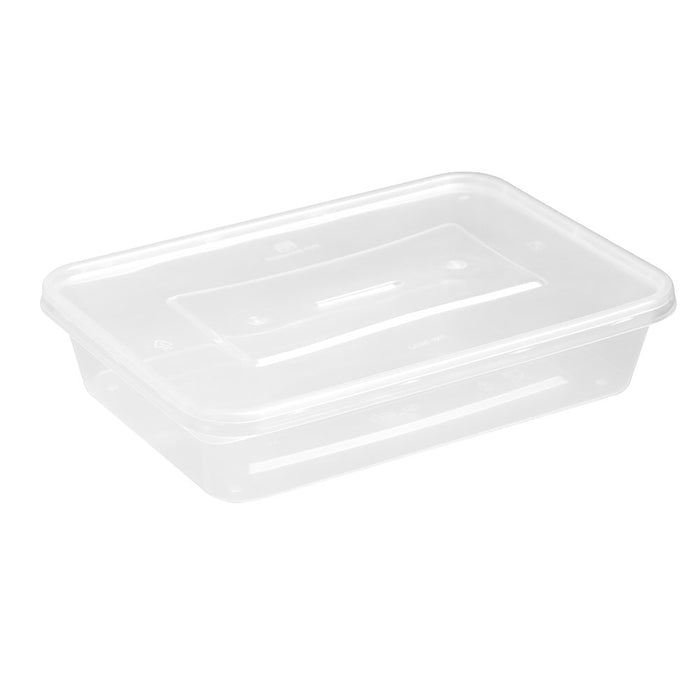 Lemon & Lime REUSABLE FOOD CONTAINER RECT 500ML VALUE 30PK
