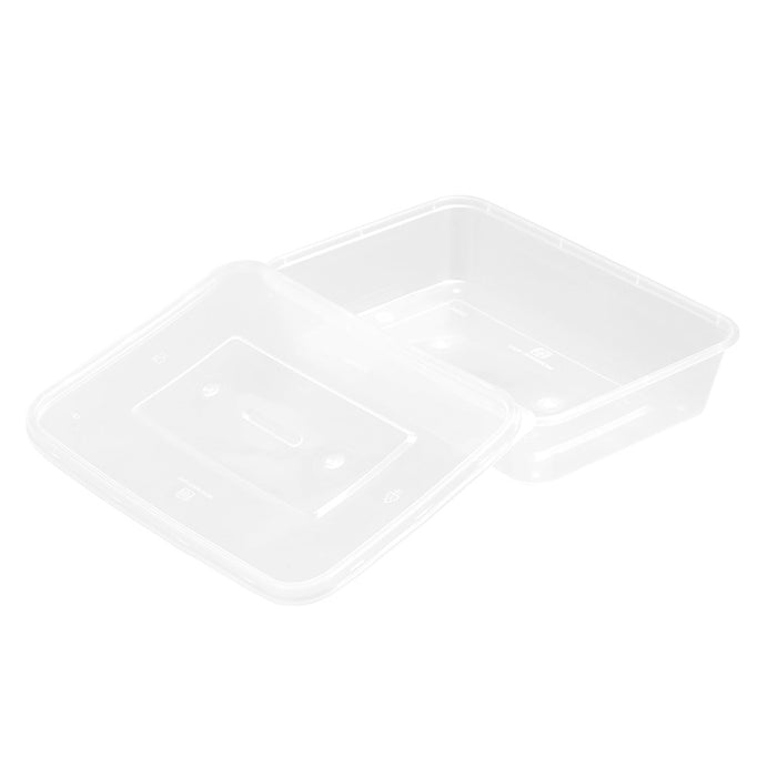Lemon & Lime REUSABLE FOOD CONTAINER RECT 500ML VALUE 30PK