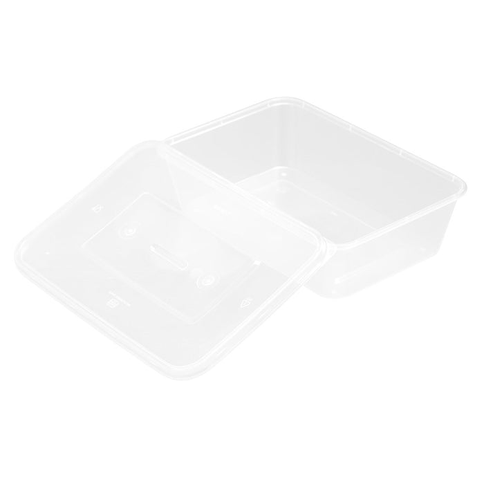 Lemon & Lime REUSABLE FOOD CONTAINER RECT 650ML 12PK