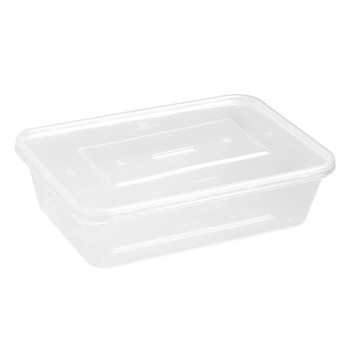 Lemon & Lime REUSABLE FOOD CONTAINER RECT 650ML VALUE 30PK