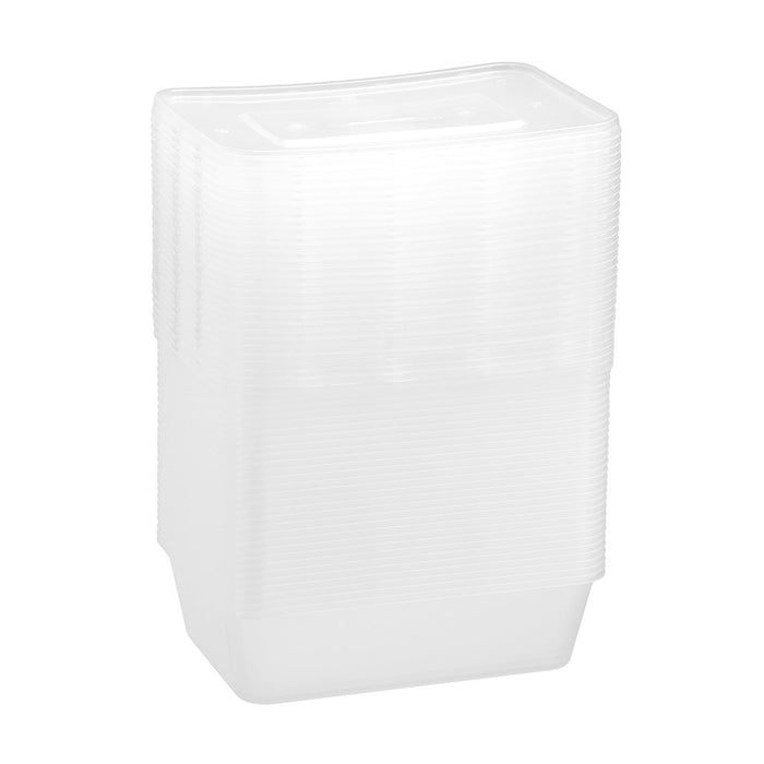 Lemon & Lime REUSABLE FOOD CONTAINER RECT 650ML VALUE 30PK