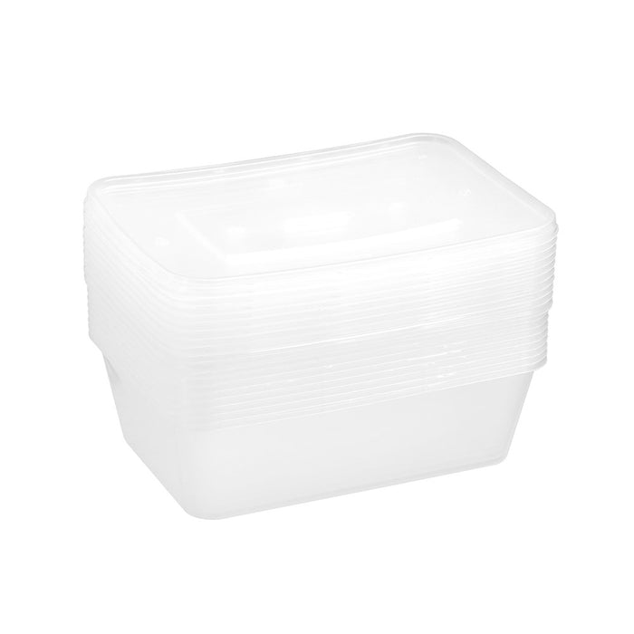 Lemon & Lime REUSABLE FOOD CONTAINER RECT 750ML 10PK