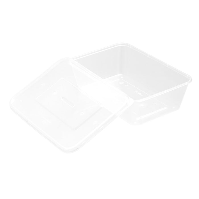Lemon & Lime REUSABLE FOOD CONTAINER RECT 750ML VALUE 25PK
