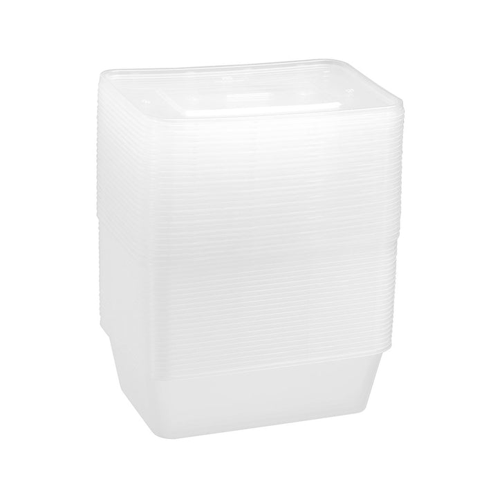 Lemon & Lime REUSABLE FOOD CONTAINER RECT 750ML VALUE 25PK
