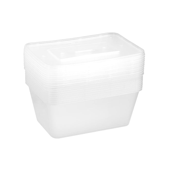 Lemon & Lime REUSABLE FOOD CONTAINER RECT 1L 10PK