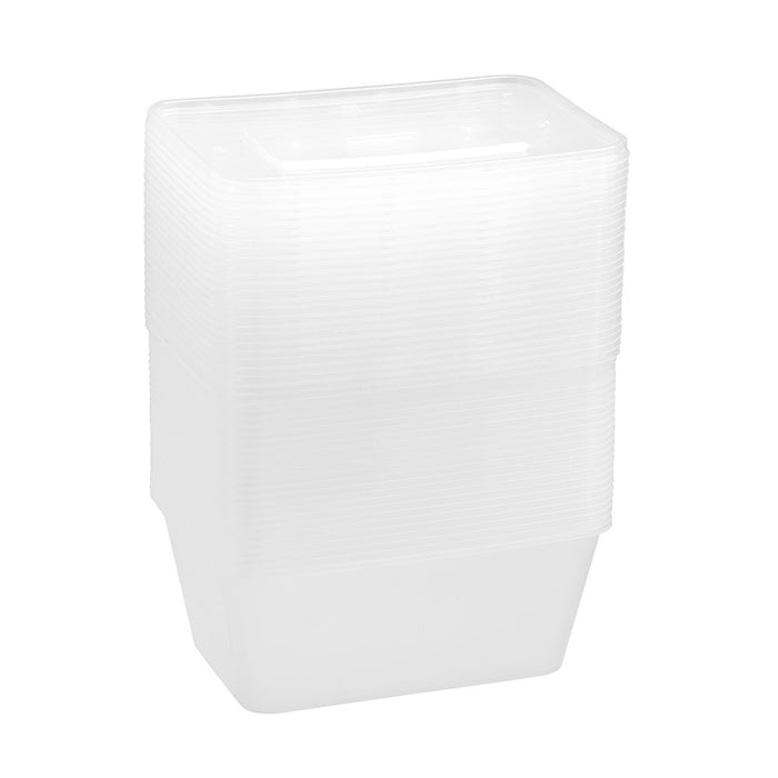 Lemon & Lime REUSABLE FOOD CONTAINER RECT 1L VALUE 25PK