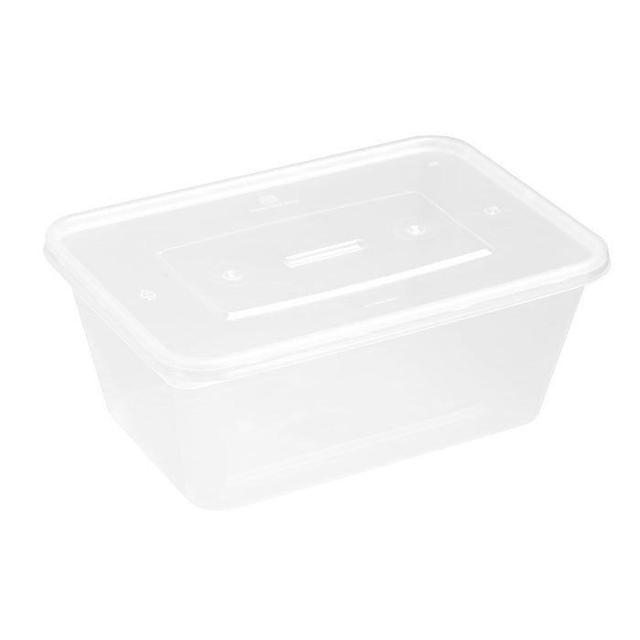 Lemon & Lime REUSABLE FOOD CONTAINER RECT 1L VALUE 25PK