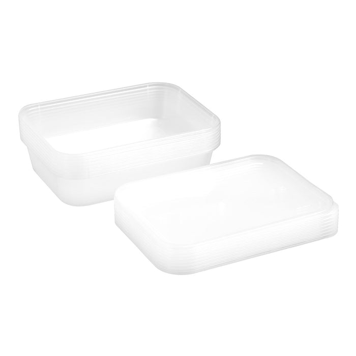 Lemon & Lime REUSABLE FOOD CONTAINER RECT 950ML 8PK