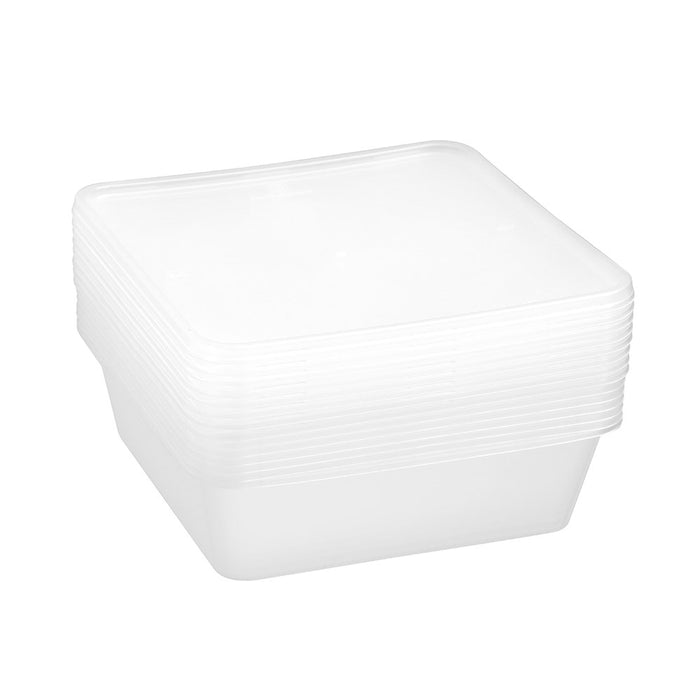 Lemon & Lime REUSABLE FOOD CONTAINER SQR 950ML 8PK