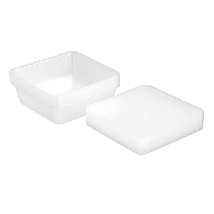 Lemon & Lime REUSABLE FOOD CONTAINER SQR 950ML 8PK