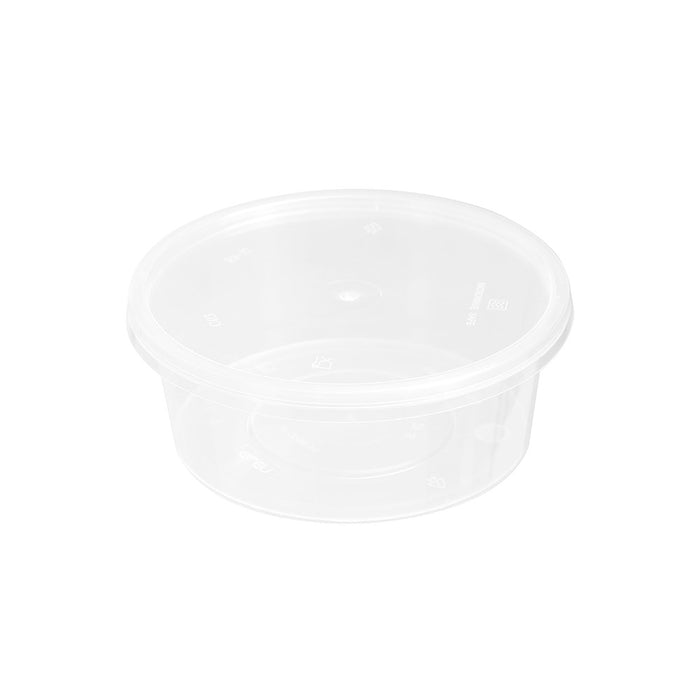 Lemon & Lime REUSABLE FOOD CONTAINER RND 300ML 12PK
