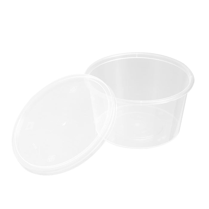 Lemon & Lime REUSABLE FOOD CONTAINER RND 500ML 10PK