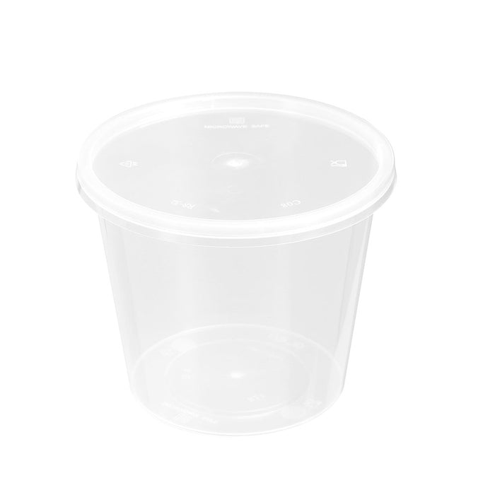Lemon & Lime REUSABLE FOOD CONTAINER RND 700ML 8PK