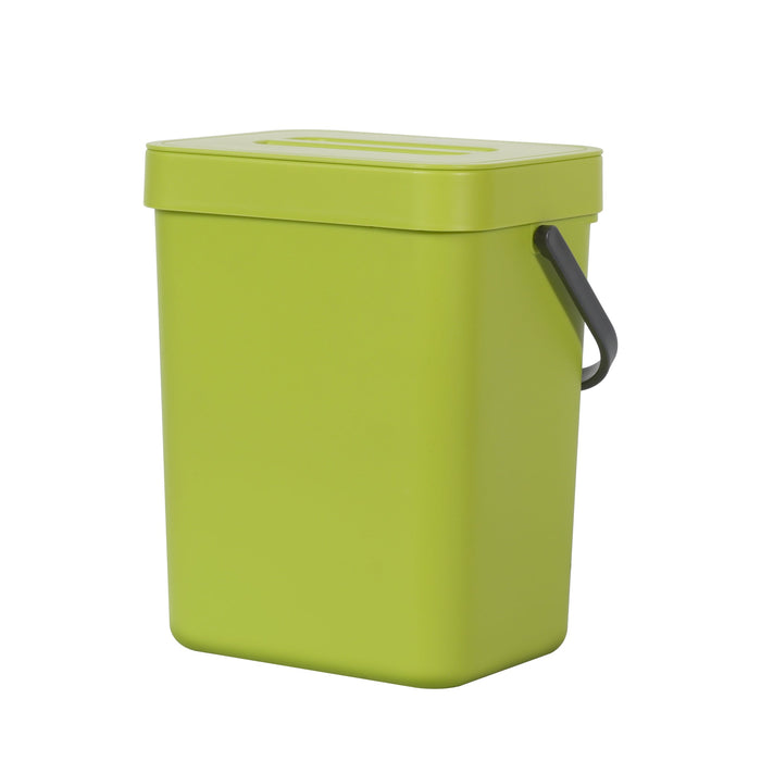 Puro Compost Bin with Lid - Lime 5L / 1.32 Gal