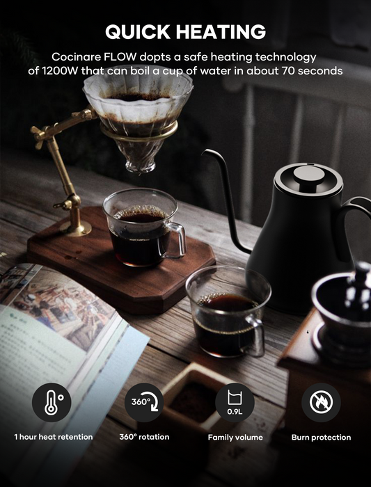 Cocinare FLOW M9 Master Gooseneck Kettle