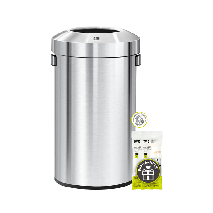 Urban Round Open Top Can Commercial Grade – 90L / 23.7 Gal