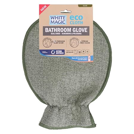 Eco Cloth Bathroom Glove Olive