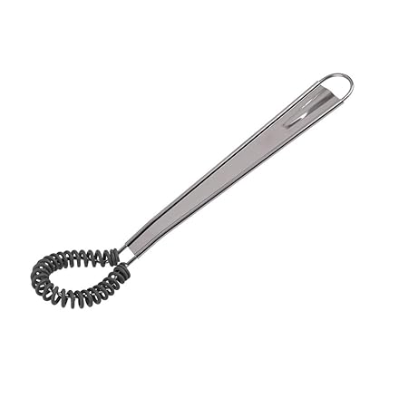 SILICONE LITTLE GEM SAUCE WHISK CHARCOAL GREY