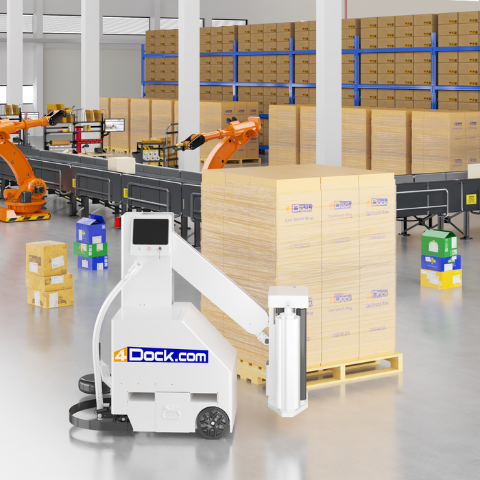 Semi-Automatic Stretch Wrapper warehouse pallet wrapping machine