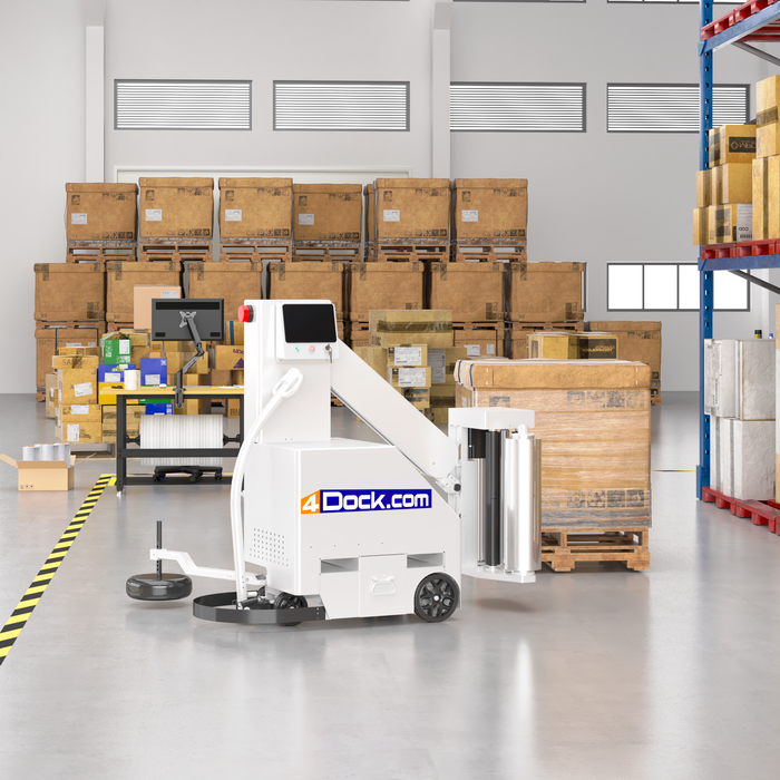 Semi-Automatic Stretch Wrapper warehouse pallet wrapping machine