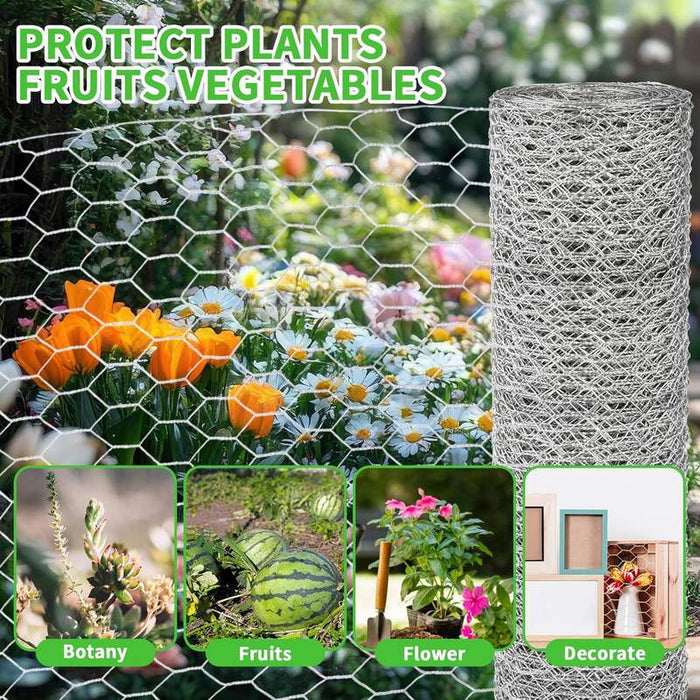 Diverse Rally Hexagonal Wire Netting Collection - 13mm to 50mm Apertures, 0.55mm to 1mm Wire, Widths up to 1800mm - Perfect for Fencing & Gardens