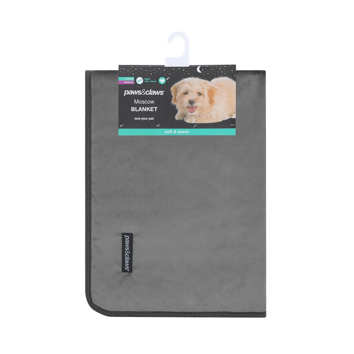 Paws & Claws LUX VELVET BLANKET DK. GREY 70X100CM