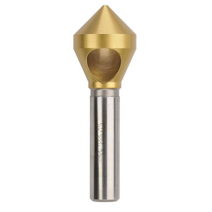 Bordo 25mm 90 Degree HSS Co5 TiN Coated Cross Hole Countersink